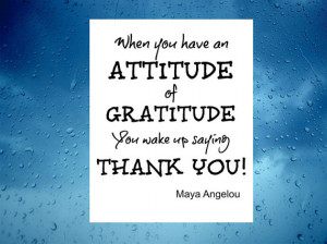 Gratitude, inspirational quote, Maya Angelou Thankful, Printable quote ...