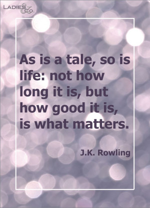 What really matters.. J K Rowling #quote