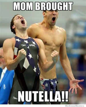 Mom brought nutella!