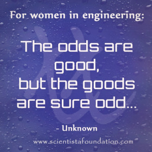 Quote for women in engineering.