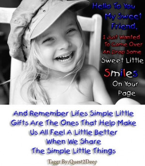 hello to u my sweet friend...