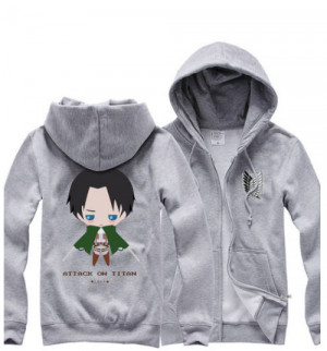 Attack on Titan Hoodie Levi by YayaHancosplay1