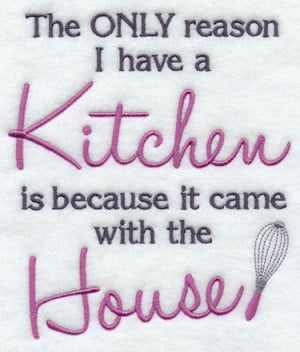funny kitchen saying machine embroidery design.