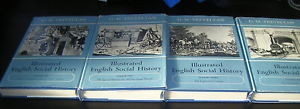 ENGLISH SOCIAL HISTORY 4 VOLS G M TREVELYAN 1963 reprint society