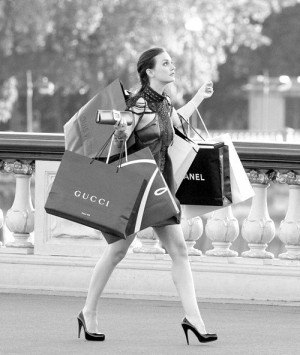 Black and White dress luxury rich Gossip Girl shopping blair waldorf ...