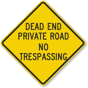 Dead End Sign Picture