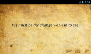 Daily Mahatma Gandhi Quotes Screenshots: