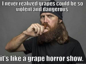 Quotes, Jase Robertson on grapes, pinned from Duck Dynasty Quotes ...