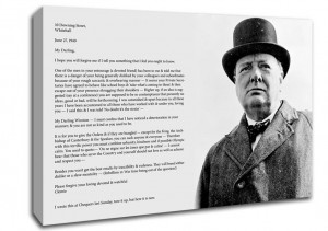 text quotes motivational quote winston churchill canvas art gallery ...