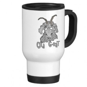 Old Goat Funny Cartoon Coffee Mug