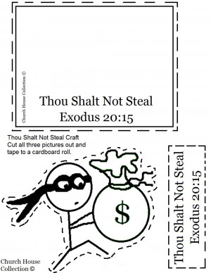 Thou Shalt Not Steal Toilet