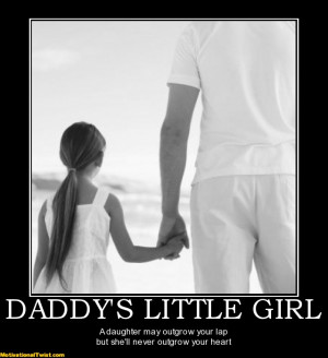 DADDY'S LITTLE GIRL - A daughter may outgrow your lap but she'll never ...