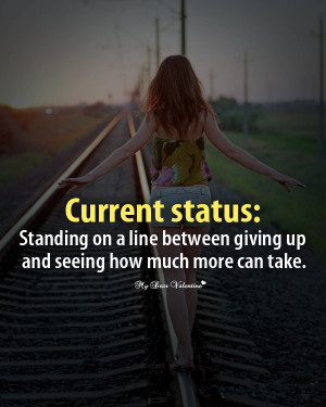 Love Picture Quotes - Standing on a line