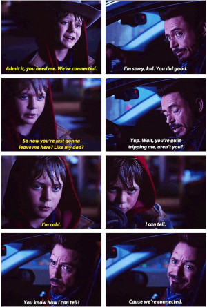 Iron Man 3 : Quotes - Harley Keener and Tony Stark