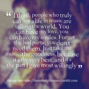 Quotes Picture: “i think people who truly can live a life in music ...