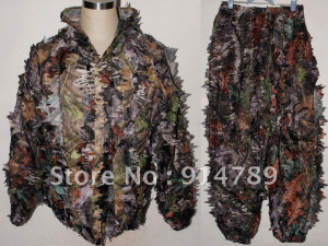 REALTREE CAMO HUNTING LEAF NET GHILLIE SUIT JACKET AND TROUSERS 32338