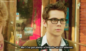 funny, glasses, quote, dylan o brien, cute nerd