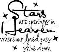 Memorial Wall Quotes | Vinyl Wall Decals