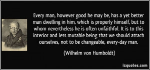 ... mutable being that we should attach ourselves, not to be changeable