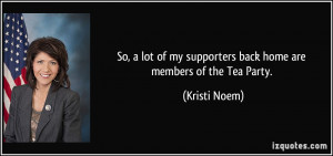 More Kristi Noem Quotes