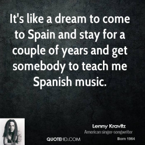 Lenny Kravitz Music Quotes