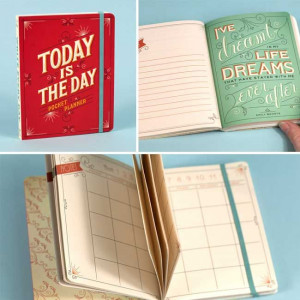 Jessica Hische Planner Agenda with beautiful quote pages