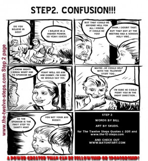 WWW.THE-TWELVE-STEPS.COM STEP 2 cartoon