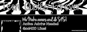 Coverfor Teen Quotes Forever Facebook Cover