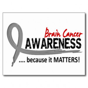 Awareness 2 Brain Cancer Postcard