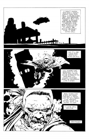 Marv and Goldie Sin City Comic Book