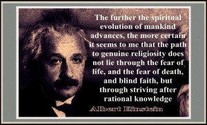 Albert Einstein - http://dailyatheistquote.com/atheist-quotes/2013/12 ...