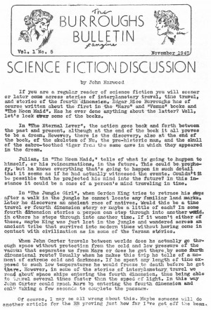 Burroughs Bulletin #5