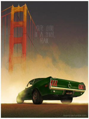 Bannister just released the Bullitt poster on his Facebook page , but ...