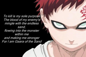 Gaara Of The Sand Quotes (11)