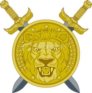 Roman Lion Shield Pictures