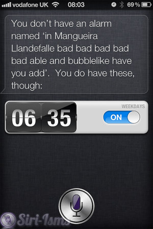 You Don't Have An Alarm... ~ Funny Siri Sayings