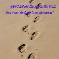 , footprints, beach, summer, quotes, sayings, sand photo: footprints ...