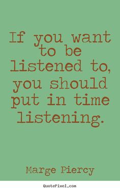 listening quotes - Google Search