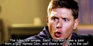Dean Winchester Supernatural quotes