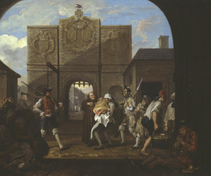 William Hogarth O the Roast Beef of Old England (‘The Gate of Calais ...
