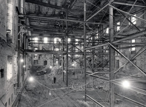 The inside of the White House, after being gutted to accomplish the ...