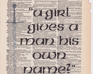 Jaqen H'ghar, Dictionary Art P rint, A Song of Ice and Fire, Game of ...