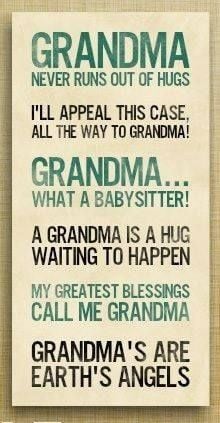 grandma #hug #babysitter #blessing #angel #quote #precious # ...