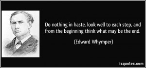 Quotes by Edward Whymper