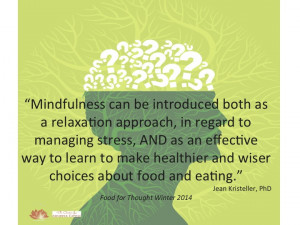 Mindfulness and Stress Quote