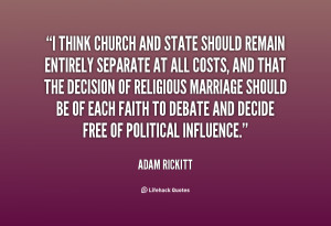 Church and State Quotes