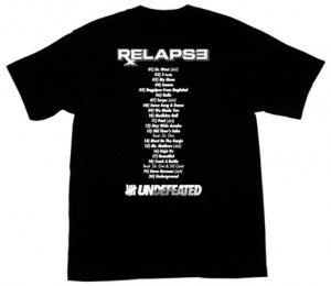 Tagged as: Eminem , Relapse x Eminem , T-Shirt , UNDFTD