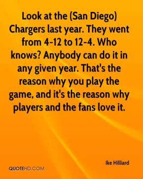 San Diego Chargers Quotes