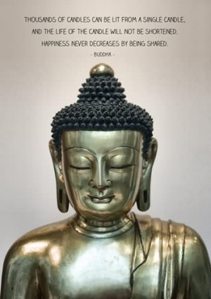 Happiness Thousands Of Candles Can Be Lighted From A Single Candle ...
