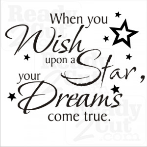 When You Wish Upon A Star Quote
